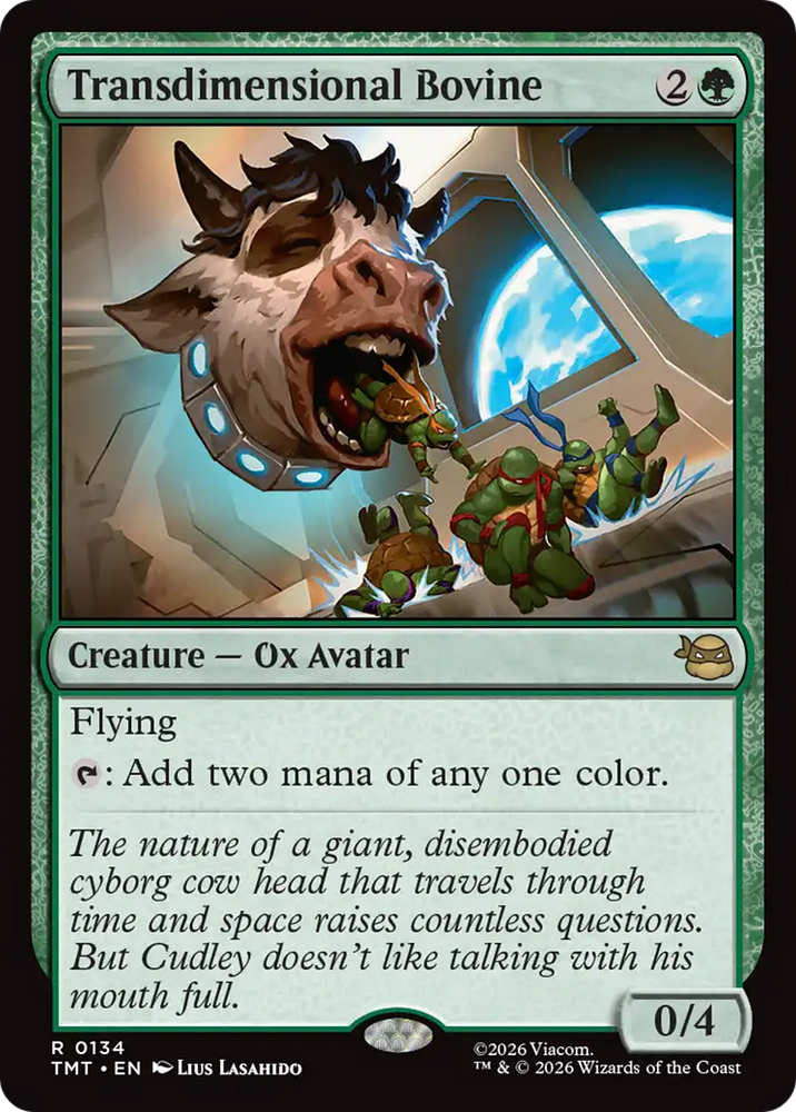 Transdimensional Bovine [Teenage Mutant Ninja Turtles] Magic: The Gathering