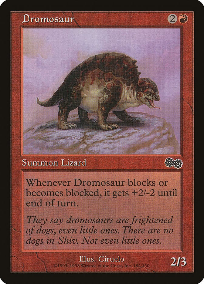 Dromosaur [Urza's Saga] Magic: The Gathering