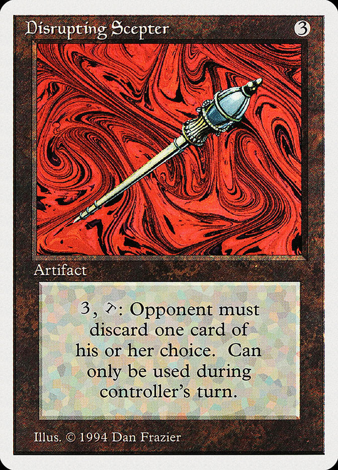 Disrupting Scepter [Summer Magic / Edgar] Magic: The Gathering