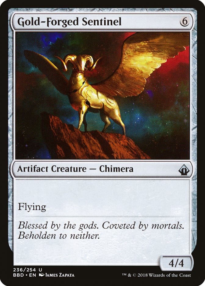 Gold-Forged Sentinel [Battlebond] Magic: The Gathering