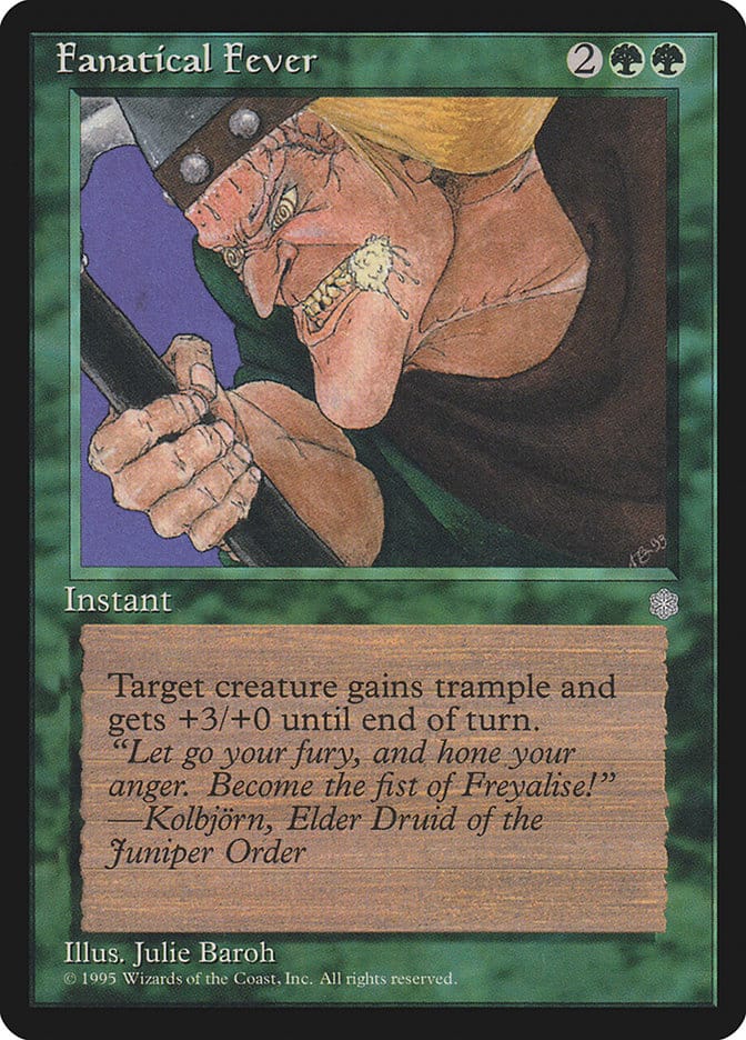 Fanatical Fever [Ice Age] Magic: The Gathering