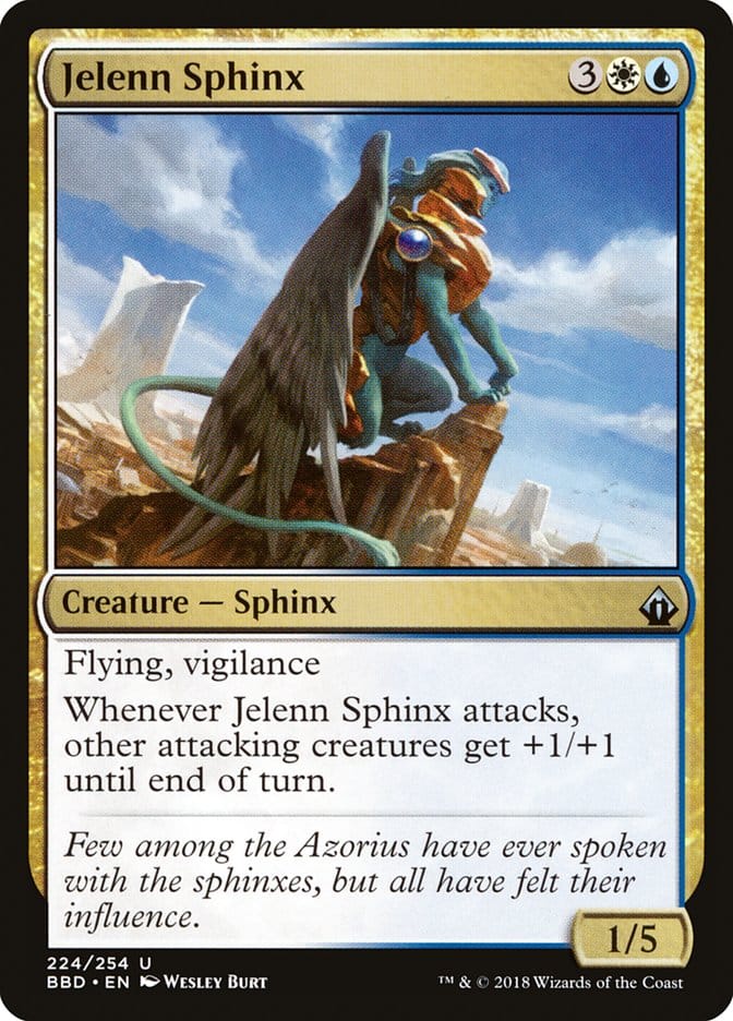 Jelenn Sphinx [Battlebond] Magic: The Gathering