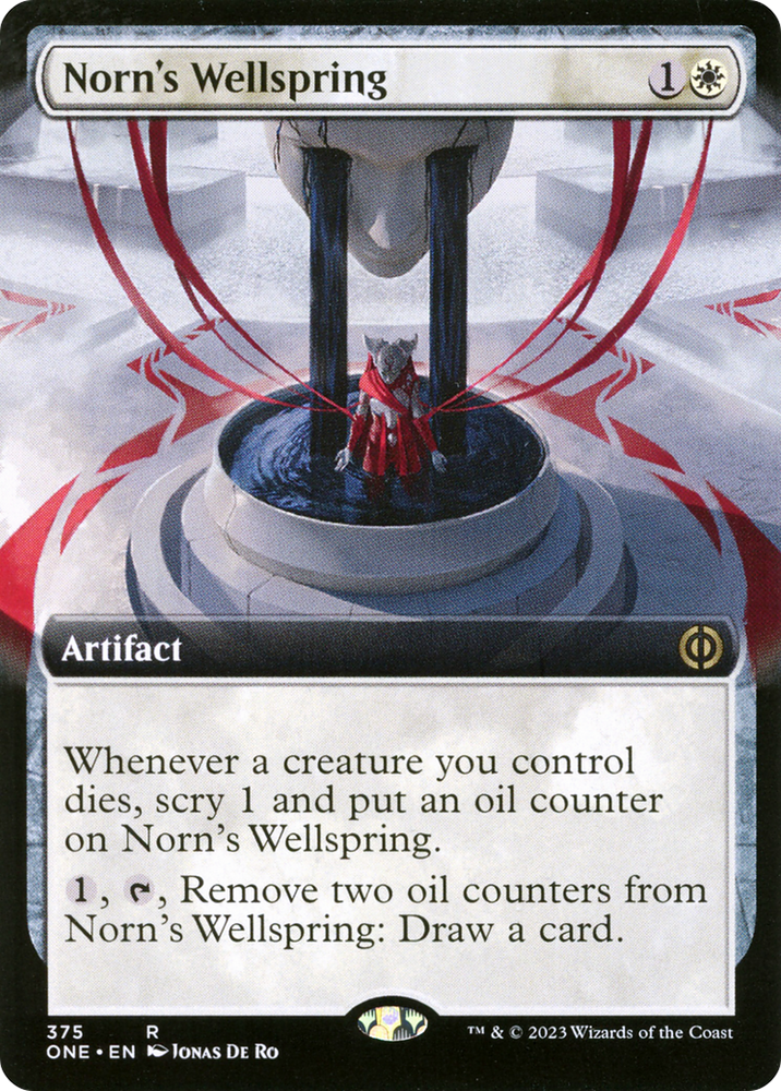 Norn's Wellspring (Extended Art) [Phyrexia: All Will Be One] Magic: The Gathering