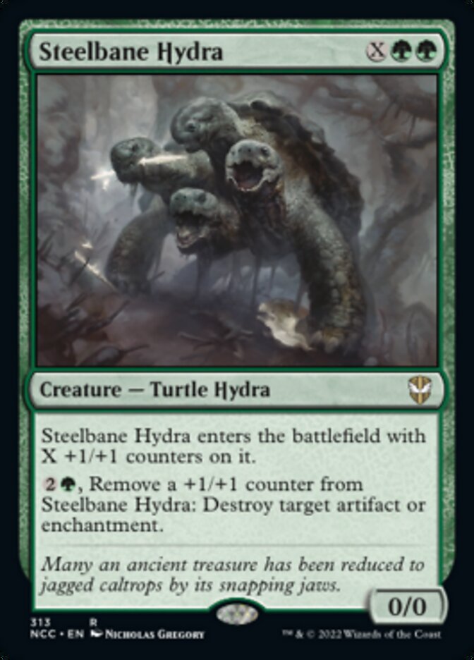 Steelbane Hydra [Streets of New Capenna Commander] Magic: The Gathering