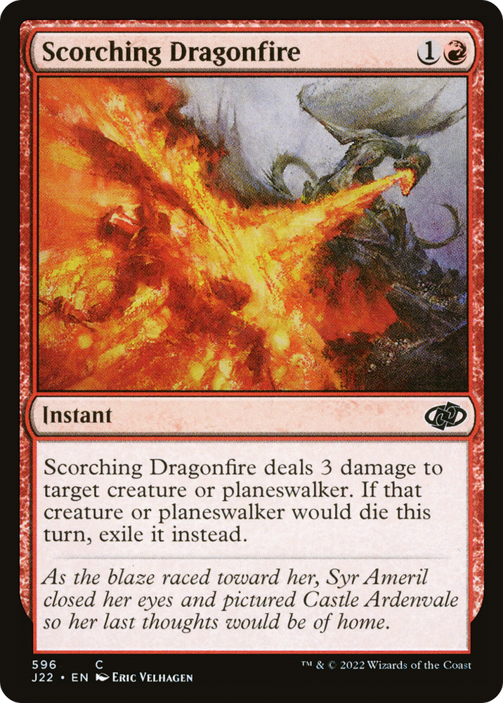 Scorching Dragonfire [Jumpstart 2022] Magic: The Gathering