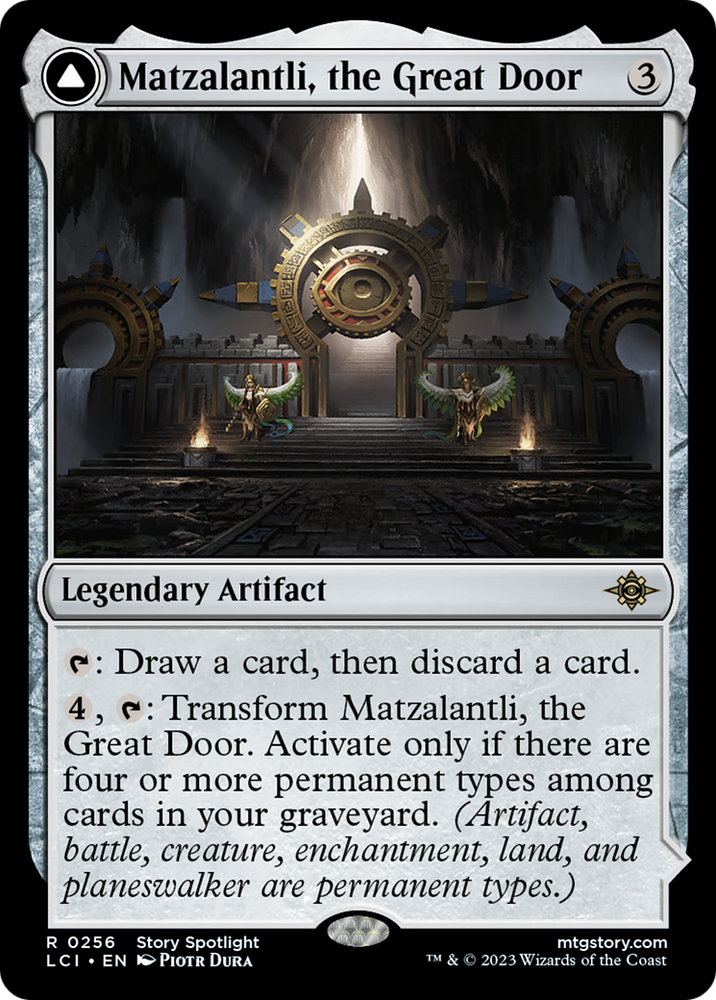 Matzalantli, the Great Door // The Core [The Lost Caverns of Ixalan] Magic: The Gathering