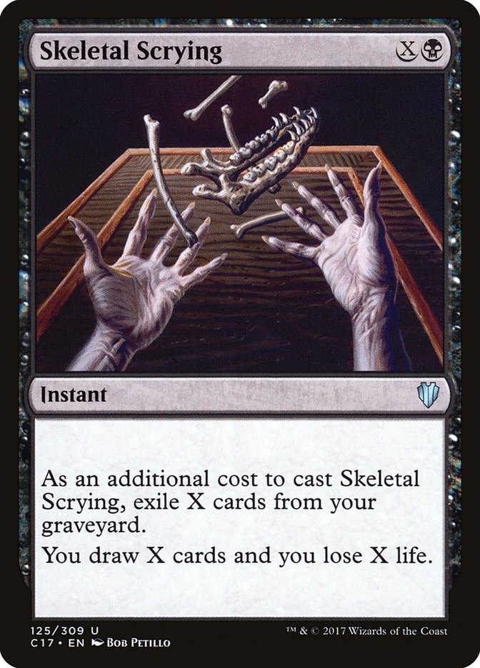 Skeletal Scrying [Commander 2017] Magic: The Gathering