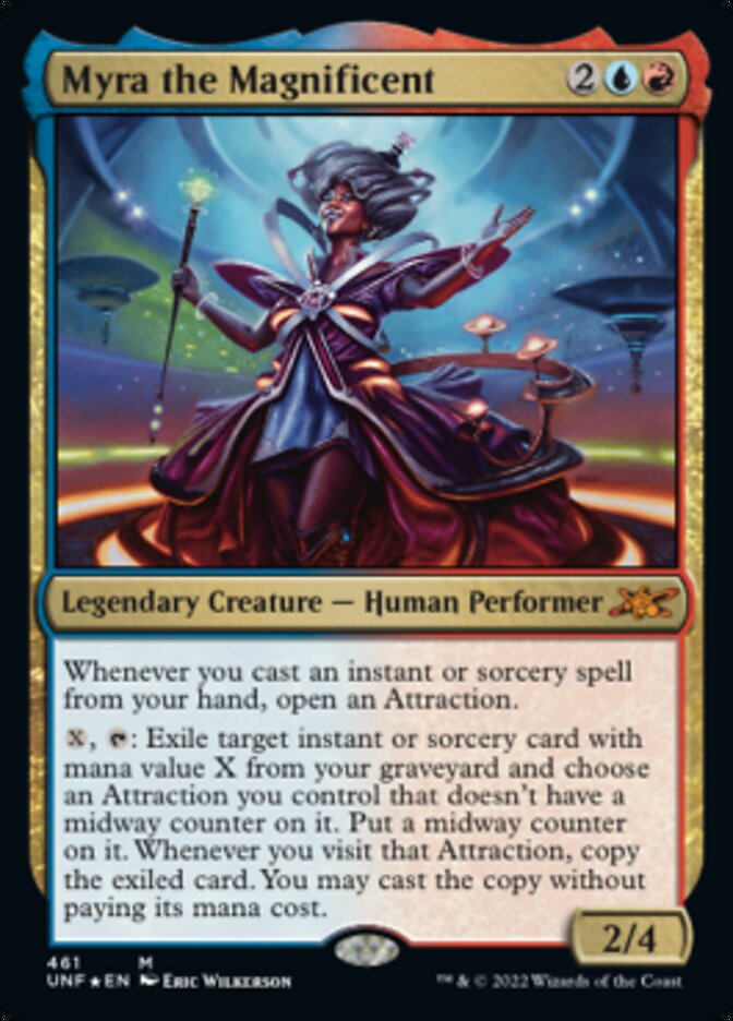 Myra the Magnificent (Galaxy Foil) [Unfinity] Magic: The Gathering