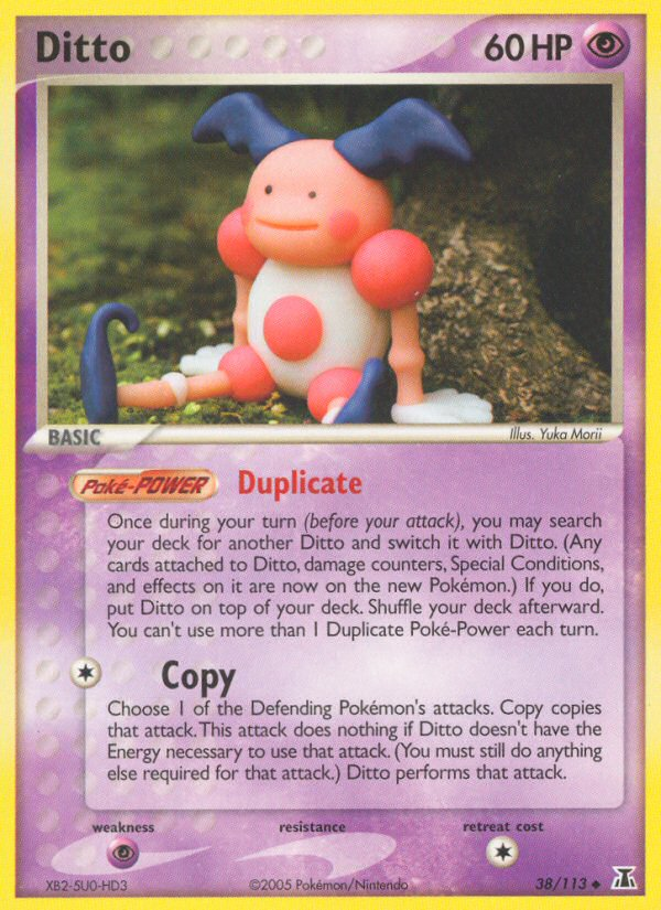 Ditto (38/113) [EX: Delta Species] Pokémon