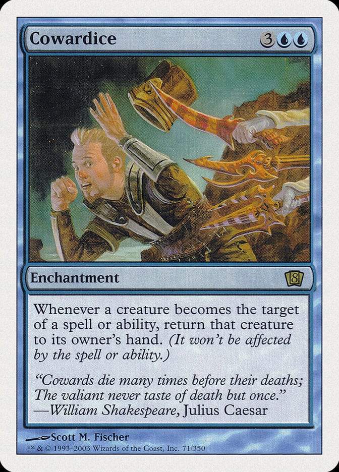Cowardice [Eighth Edition] Magic: The Gathering