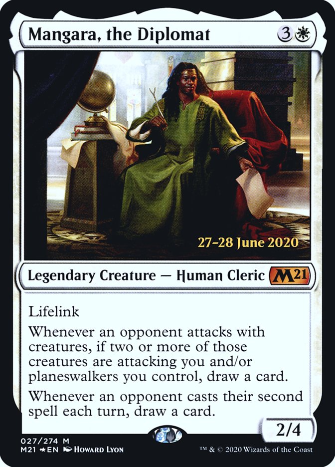 Mangara, the Diplomat [Core Set 2021 Prerelease Promos] Magic: The Gathering