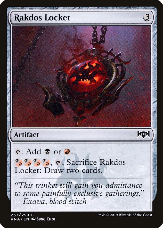 Rakdos Locket [Ravnica Allegiance] Magic: The Gathering