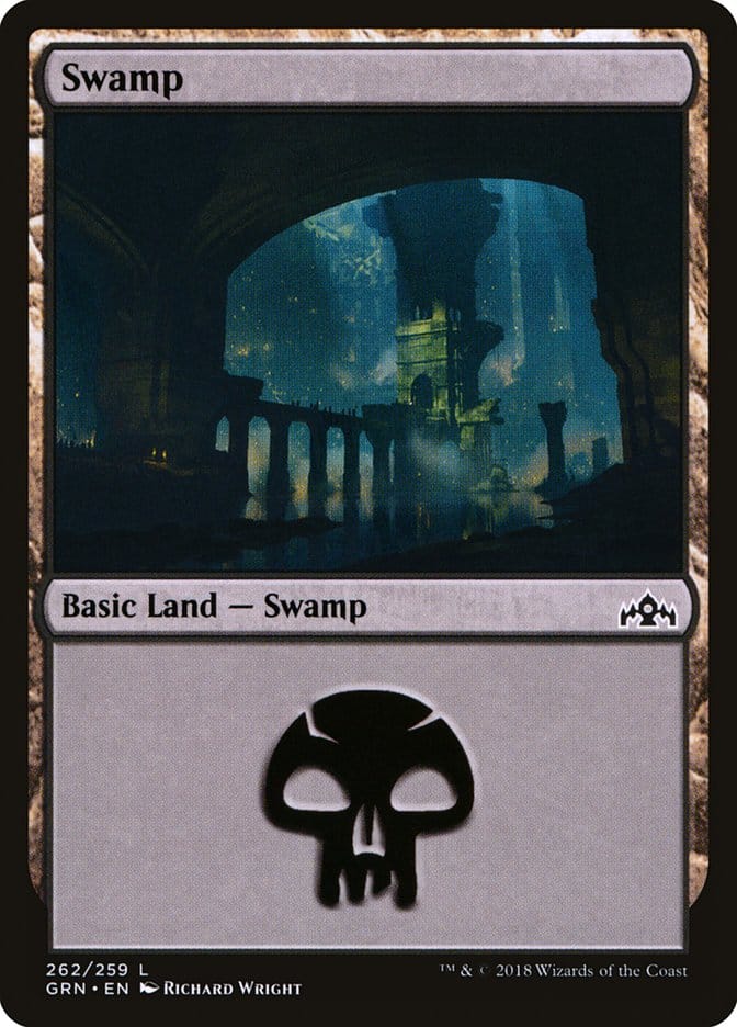Swamp (262) [Guilds of Ravnica] Magic: The Gathering