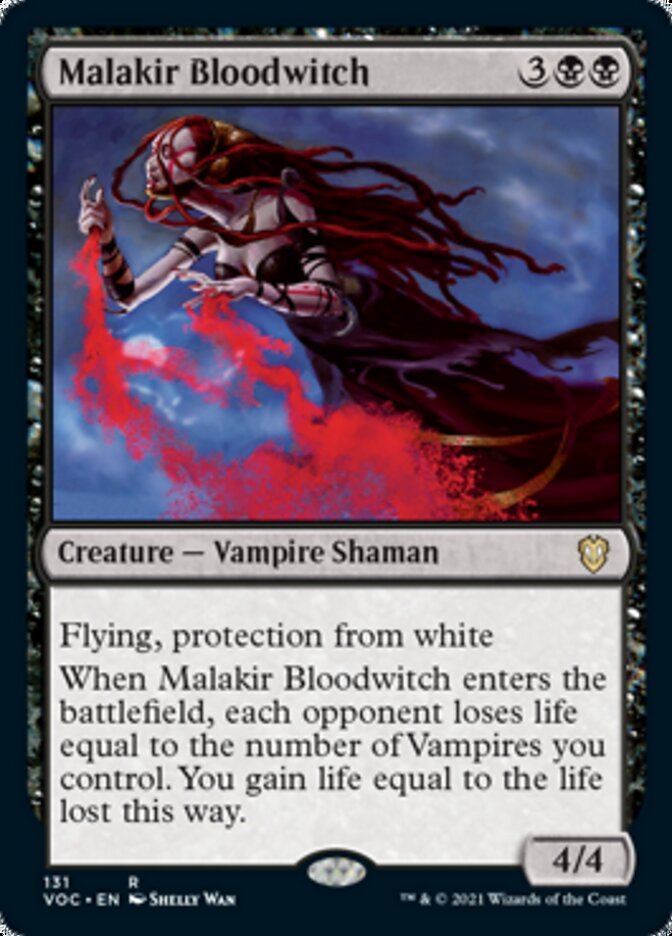Malakir Bloodwitch [Innistrad: Crimson Vow Commander] Magic: The Gathering