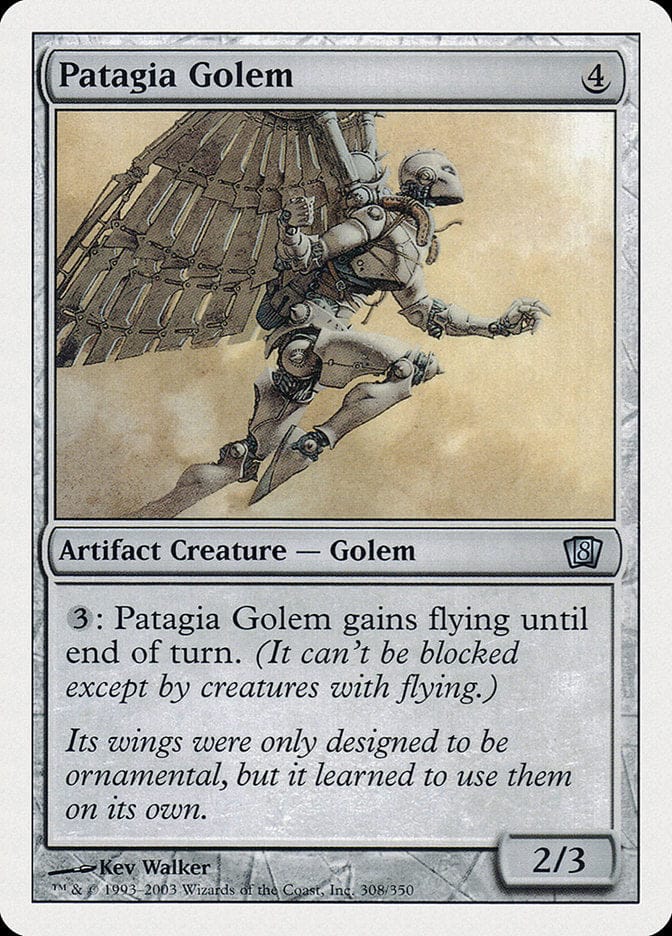 Patagia Golem [Eighth Edition] Magic: The Gathering