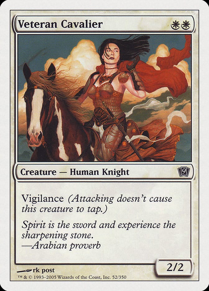 Veteran Cavalier [Ninth Edition] Magic: The Gathering