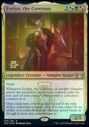 Evelyn, the Covetous [Streets of New Capenna Prerelease Promos] Magic: The Gathering