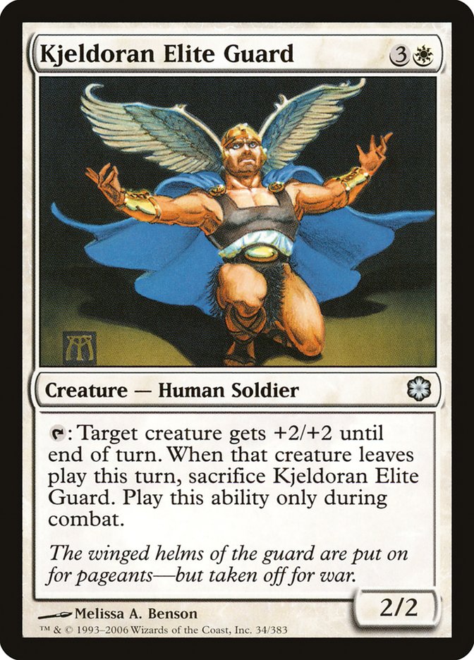 Kjeldoran Elite Guard [Coldsnap Theme Decks] Magic: The Gathering