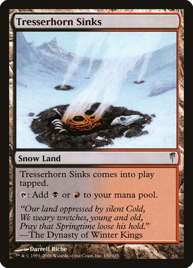 Tresserhorn Sinks [Coldsnap] Magic: The Gathering