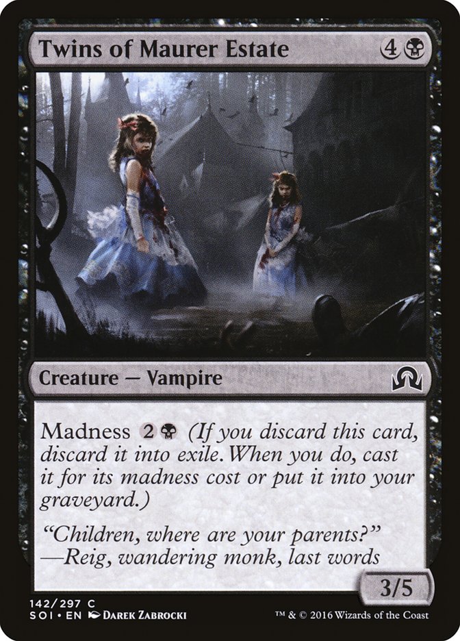 Twins of Maurer Estate [Shadows over Innistrad] Magic: The Gathering