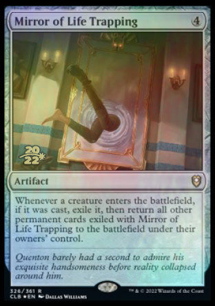 Mirror of Life Trapping [Commander Legends: Battle for Baldur's Gate Prerelease Promos] Magic: The Gathering