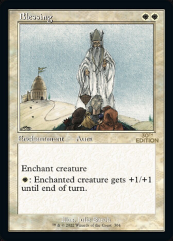 Blessing (Retro) [30th Anniversary Edition] Magic: The Gathering