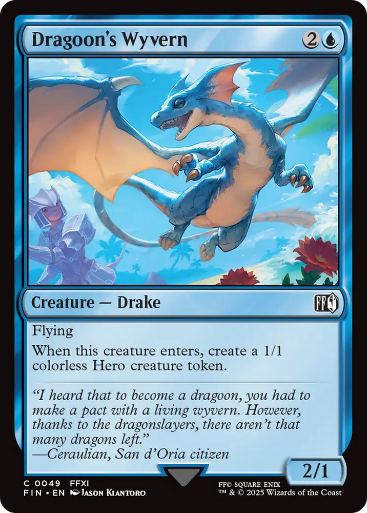 Dragoon's Wyvern [FINAL FANTASY] Magic: The Gathering