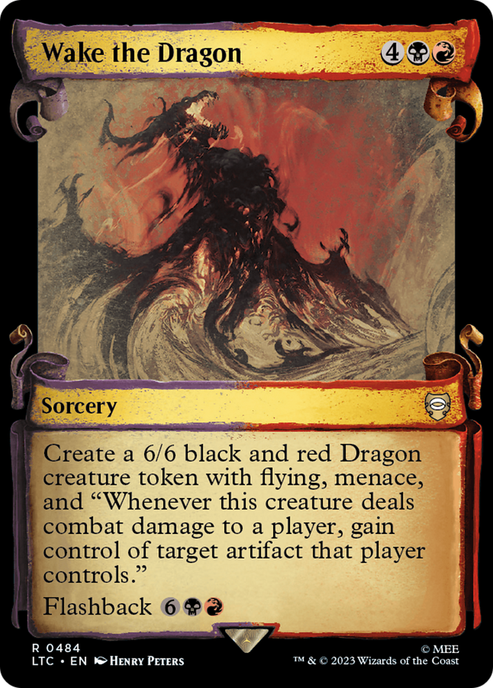 Wake the Dragon [The Lord of the Rings: Tales of Middle-Earth Commander Showcase Scrolls] Magic: The Gathering