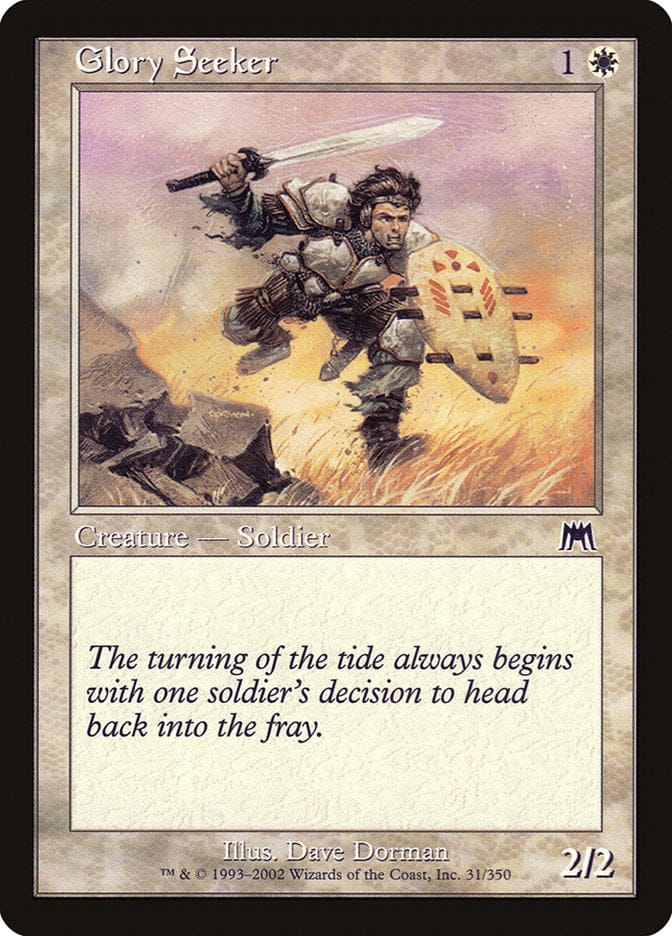 Glory Seeker [Onslaught] Magic: The Gathering