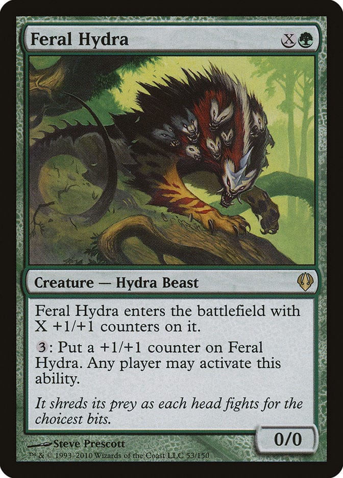 Feral Hydra [Archenemy] Magic: The Gathering
