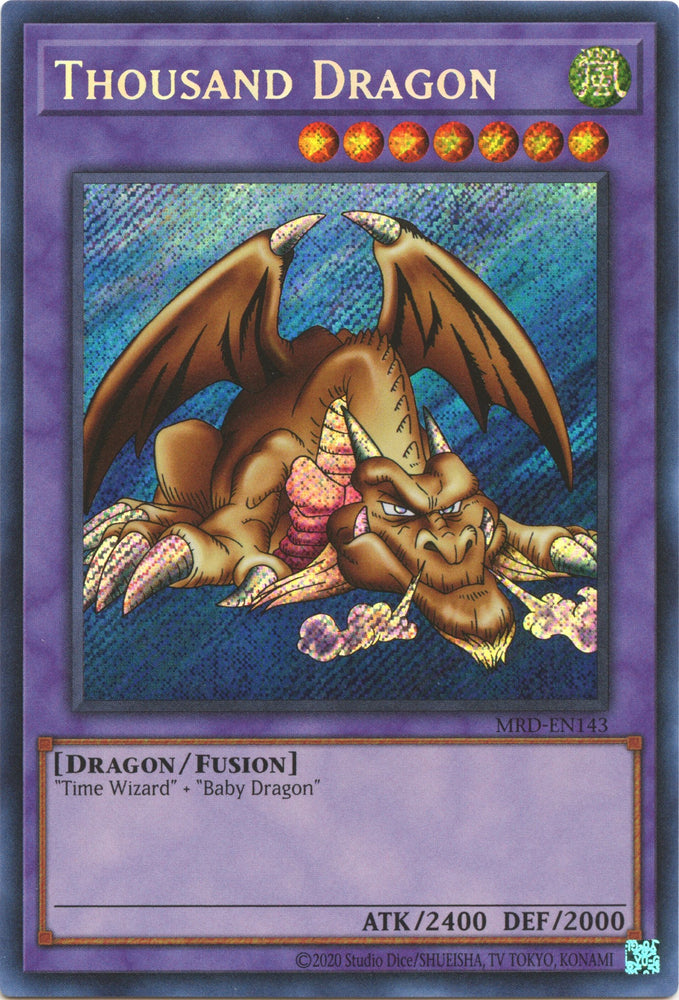 Thousand Dragon (25th Anniversary) [MRD-EN143] Secret Rare - Yugioh Cards For Your TCG Needs!