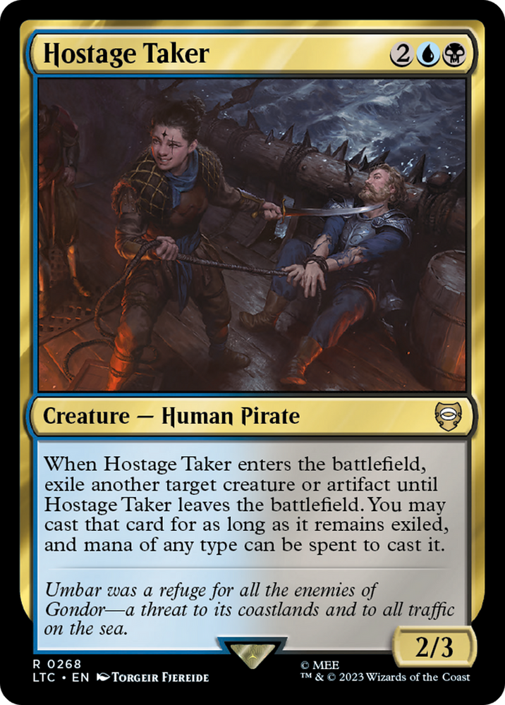 Hostage Taker [The Lord of the Rings: Tales of Middle-Earth Commander] Magic: The Gathering