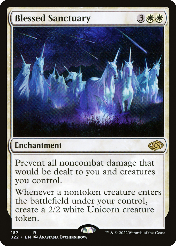 Blessed Sanctuary [Jumpstart 2022] Magic: The Gathering