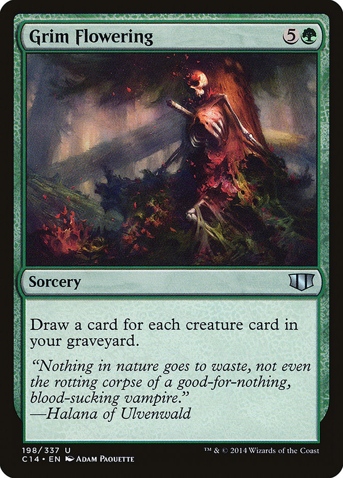 Grim Flowering [Commander 2014] Magic: The Gathering