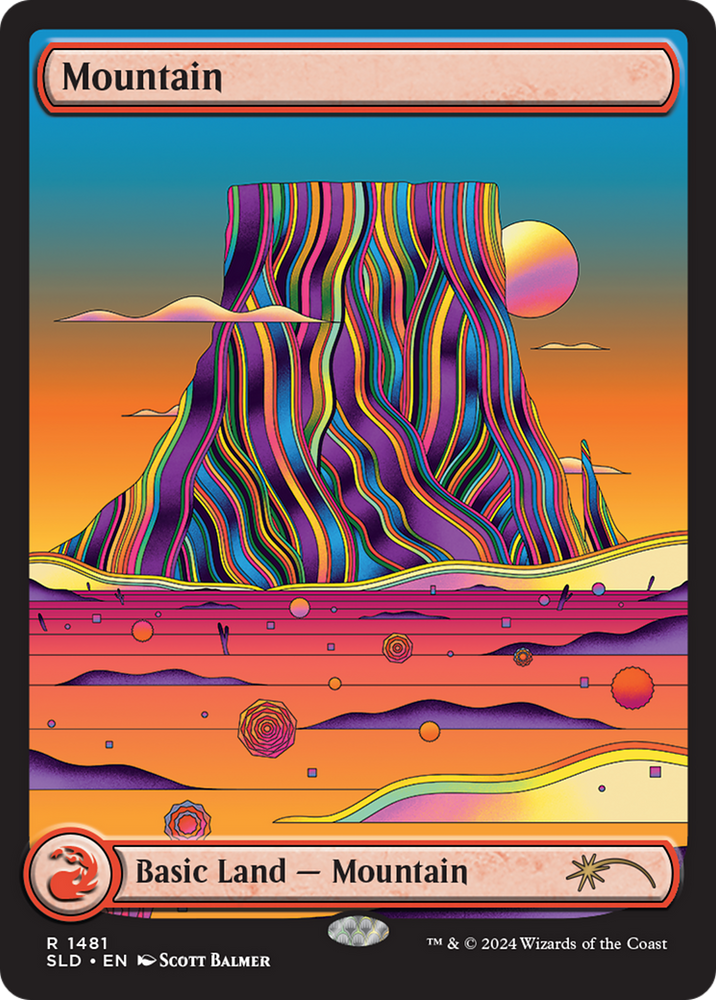 Mountain (1481) [Secret Lair Drop Series] Magic: The Gathering