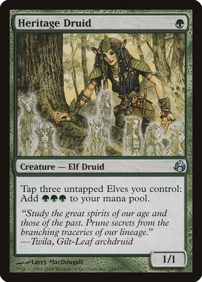 Heritage Druid [Morningtide] Magic: The Gathering