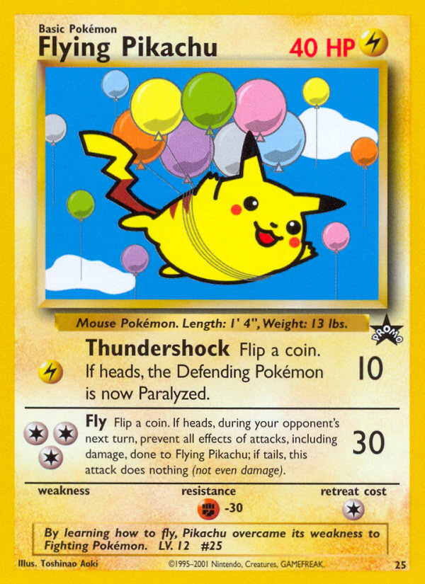 Flying Pikachu (25) [Wizards of the Coast: Black Star Promos] Pokémon