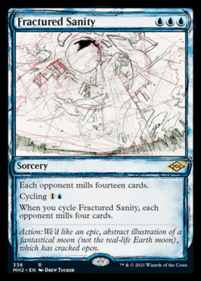 Fractured Sanity (Sketch) [Modern Horizons 2] Magic: The Gathering