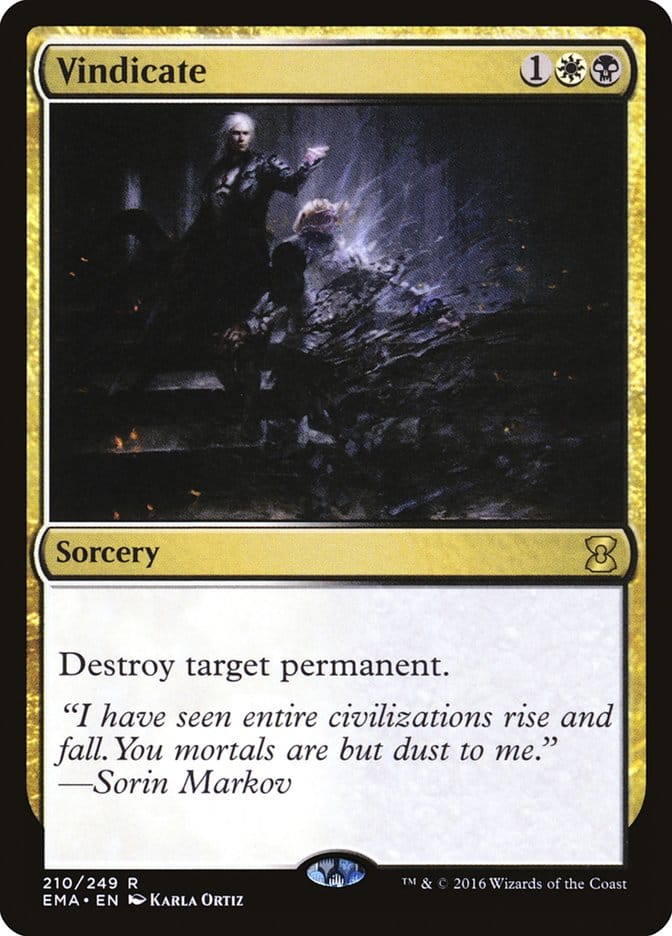 Vindicate [Eternal Masters] Magic: The Gathering