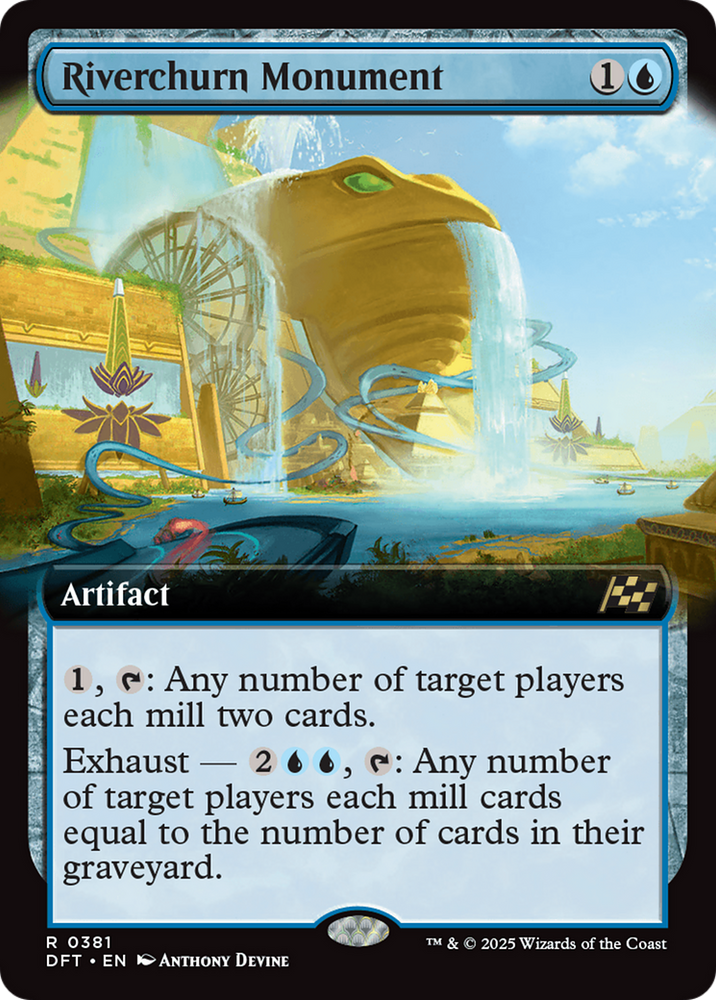 Riverchurn Monument (Extended Art) [Aetherdrift] Magic: The Gathering
