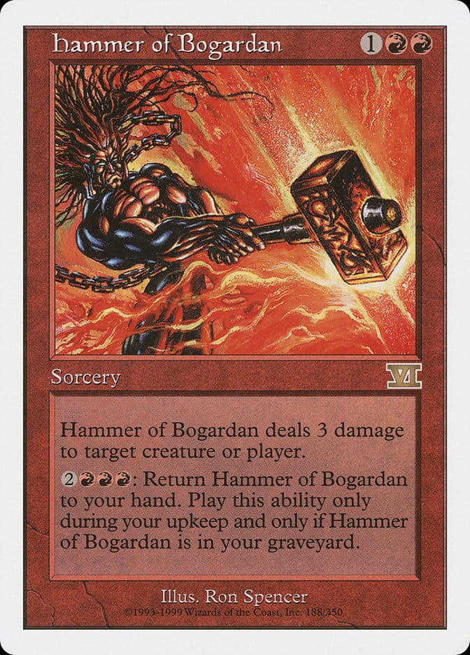 Hammer of Bogardan [Classic Sixth Edition] Magic: The Gathering