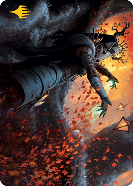 Dawnhart Rejuvenator Art Card (Gold-Stamped Signature) [Innistrad: Midnight Hunt Art Series] Magic: The Gathering