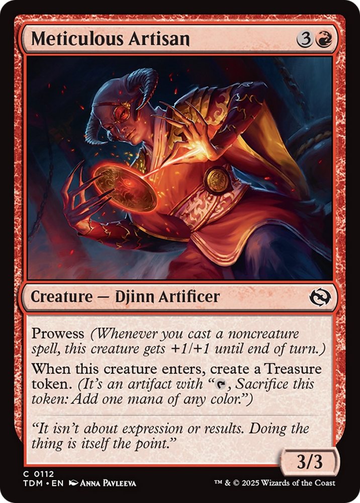 Meticulous Artisan [Tarkir: Dragonstorm] Magic: The Gathering