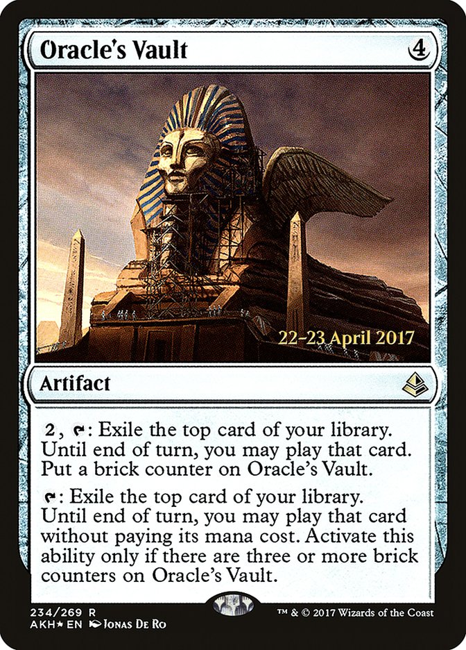 Oracle's Vault [Amonkhet Prerelease Promos] Magic: The Gathering