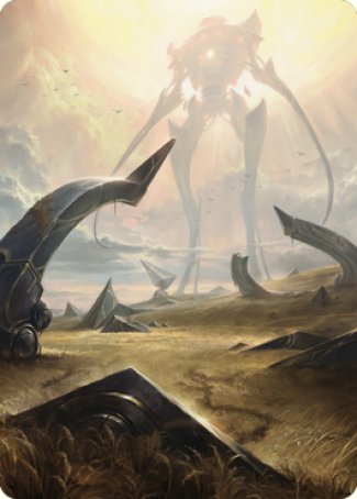 Plains (1) Art Card [The Brothers' War Art Series] Magic: The Gathering