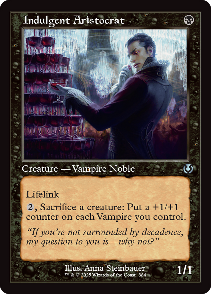 Indulgent Aristocrat (Retro Frame) [Innistrad Remastered] Magic: The Gathering