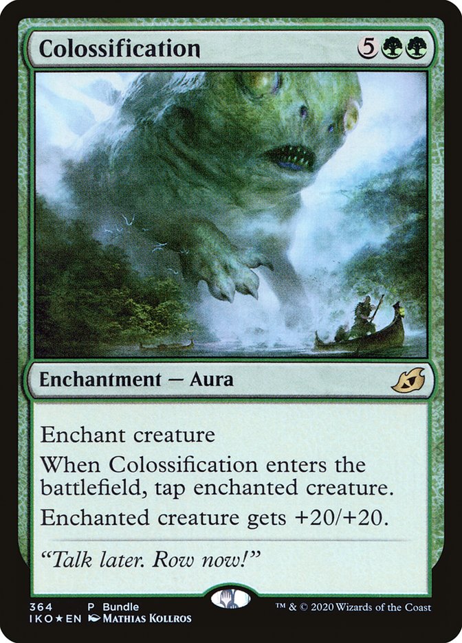 Colossification (364) [Ikoria: Lair of Behemoths Promos] Magic: The Gathering