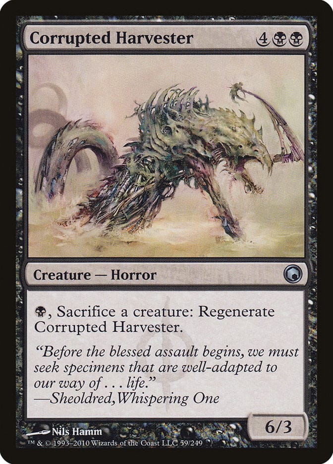 Corrupted Harvester [Scars of Mirrodin] Magic: The Gathering