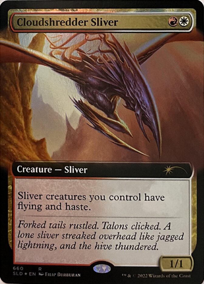Cloudshredder Sliver (Extended Art) [Secret Lair Drop Promos] Magic: The Gathering