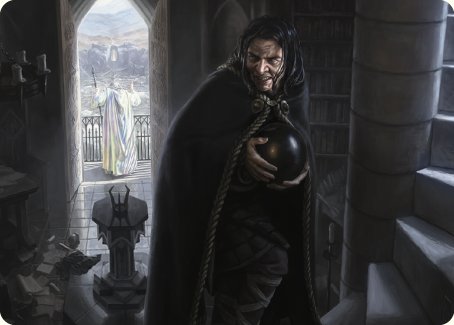 Grima, Saruman's Footman Art Card [The Lord of the Rings: Tales of Middle-earth Art Series] Magic: The Gathering